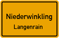 Straßenverzeichnis Niederwinkling Langenrain