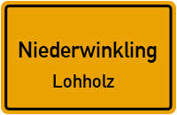 Straßenverzeichnis Niederwinkling Lohholz
