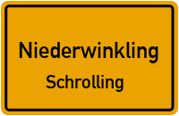 Straßenverzeichnis Niederwinkling Schrolling