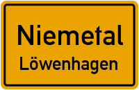 Niemetalstraße in NiemetalLöwenhagen