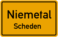 Gartenstraße in NiemetalScheden