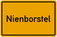 Ortsschild von Gemeinde Nienborstel in Schleswig-Holstein