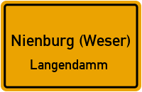 Straßenverzeichnis Nienburg (Weser) Langendamm