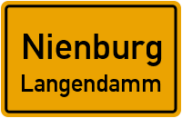 Bergstraße in NienburgLangendamm