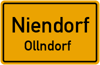Dorfstraße Ollndorf in NiendorfOllndorf
