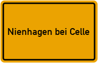 City Sign Nienhagen bei Celle