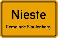 Straßen in Nieste Gemeinde Staufenberg