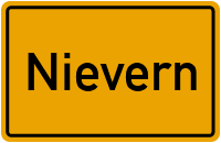 Ortsschild von Gemeinde Nievern in Rheinland-Pfalz