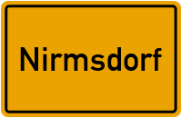 City Sign Nirmsdorf