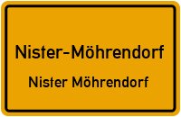 Friedhofweg in Nister-MöhrendorfNister Möhrendorf