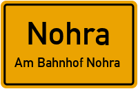 Steinbrüchenstraße in NohraAm Bahnhof Nohra