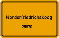 25870 Norderfriedrichskoog
