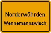 Dellweg in 25746 Norderwöhrden (Wennemannswisch)