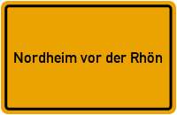 Nordheim vor der Rhön in Bayern