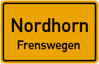 Klosterstraße in NordhornFrenswegen