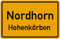 Kattersweg in NordhornHohenkörben