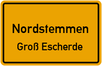 Straßenverzeichnis Nordstemmen Groß Escherde