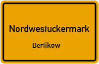 Hauptstraße in NordwestuckermarkBertikow