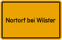 City Sign Nortorf bei Wilster