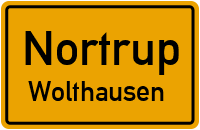 Wolthäuser Damm in NortrupWolthausen