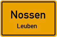 Leubener Bahnhofstraße in NossenLeuben