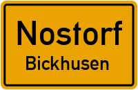 Stützpunktstraße in NostorfBickhusen