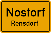 Gehrumer Straße in NostorfRensdorf