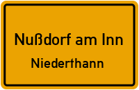 Straßen in Nußdorf am Inn Niederthann