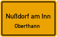 Straßenverzeichnis Nußdorf am Inn Oberthann