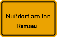 Straßen in Nußdorf am Inn Ramsau