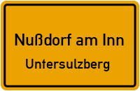 Straßenverzeichnis Nußdorf am Inn Untersulzberg