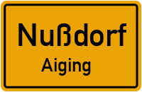 Gewerbestraße in NußdorfAiging