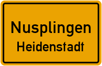 Gartenweg in NusplingenHeidenstadt