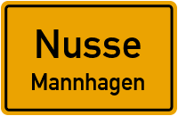 Hauptstraße in NusseMannhagen