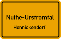 Strassweg in Nuthe-UrstromtalHennickendorf