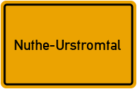 City Sign Nuthe-Urstromtal