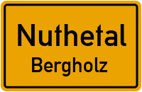 Buschweg in NuthetalBergholz