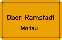 Kirchstraße in Ober-RamstadtModau