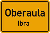 Ibratalstraße in OberaulaIbra