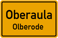 Straßenverzeichnis Oberaula Olberode