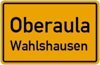 Gräsbachstraße in OberaulaWahlshausen
