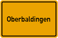 City Sign Oberbaldingen