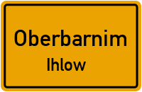 Reichenower Straße in OberbarnimIhlow