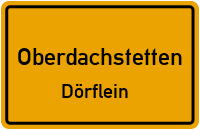 Straßen in Oberdachstetten Dörflein