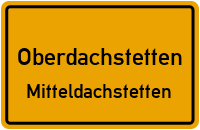 Straßen in Oberdachstetten Mitteldachstetten