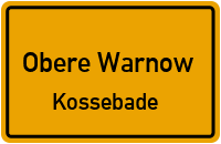 Tannenbergstraße in Obere WarnowKossebade