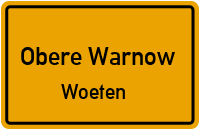 Granziner Weg in 19374 Obere Warnow (Woeten)