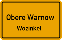 Sternberger Chaussee in Obere WarnowWozinkel