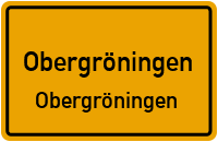 Schechinger Straße in ObergröningenObergröningen