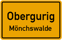 Waldstraße in ObergurigMönchswalde